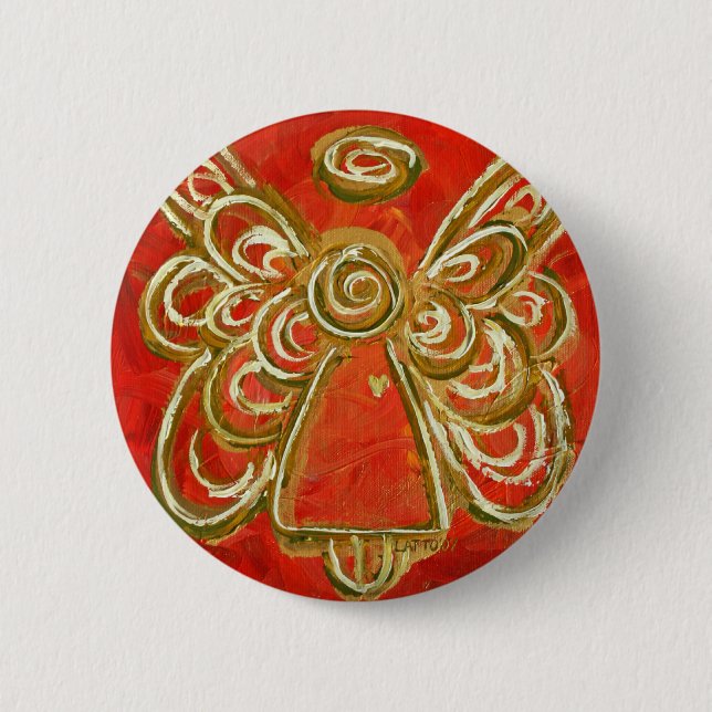 Red Angel Button (Vorderseite)