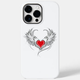 Red Angel Heart mit Flügeln Case-Mate iPhone 14 Pro Max Hülle