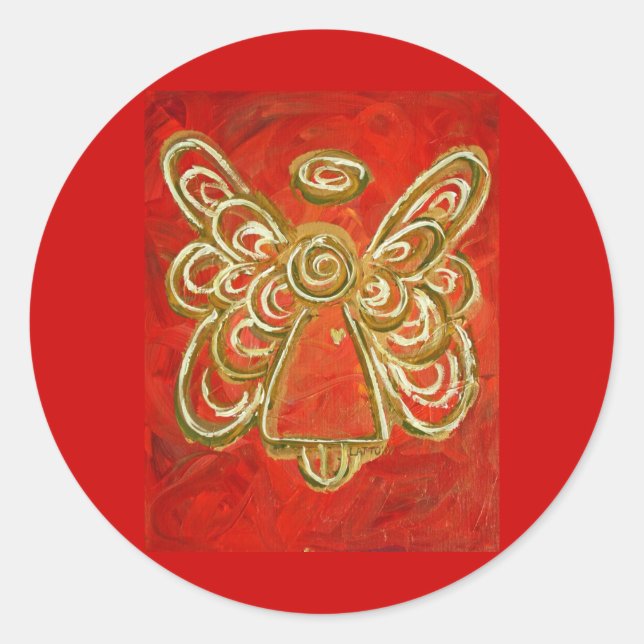 Red Angel Sticker (Vorderseite)