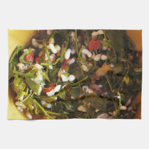 Red Ant Egg Salad ... Thai Street Food Küchentuch