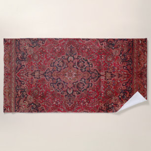 Red Antique Carpet Strandtuch
