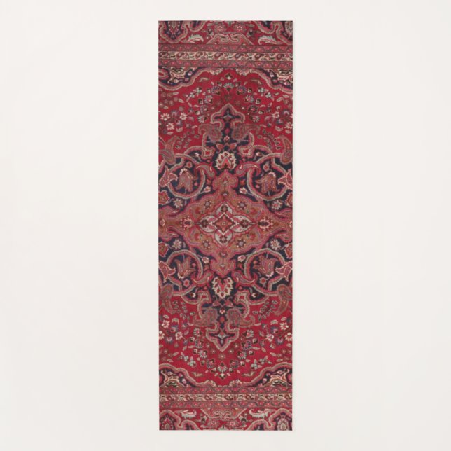 Red Antique Carpet Yogamatte (Vorderseite)
