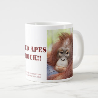 Red Apes Rock - Doctor Ann Orangutan Jumbo-Tasse