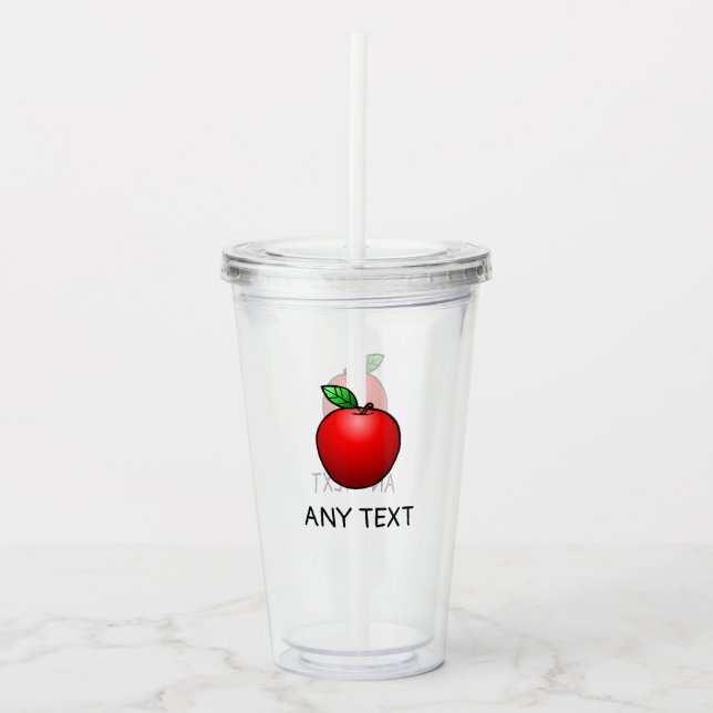 Red Apple Acryltrinkbecher (Vorderseite)
