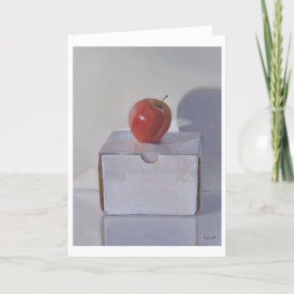 Red Apple Art Card Karte