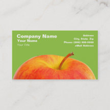 Red Apple auf grünem Hintergrund