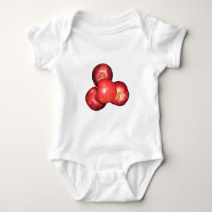 Red Apple Baby Strampler