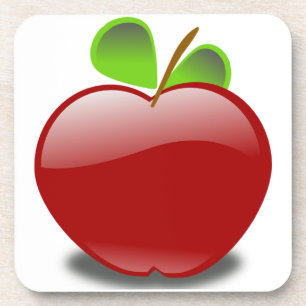Red Apple Cork Untersetzer