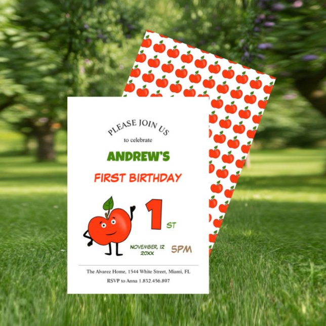 Red apple einladung (Von Creator hochgeladen)