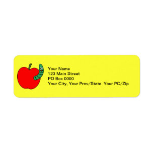 Red Apple Green Wurm