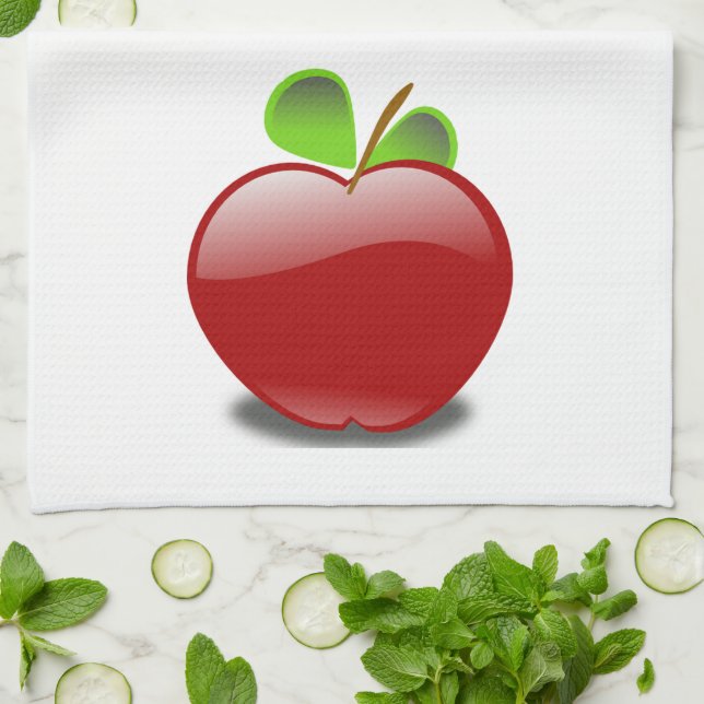 Red Apple Kitchen Handtuch (Gefaltet)