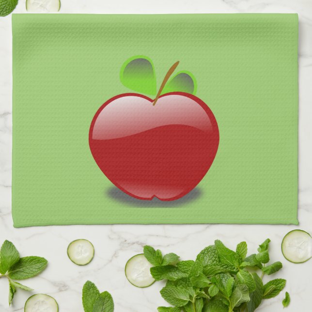 Red Apple Kitchen Handtuch (Gefaltet)