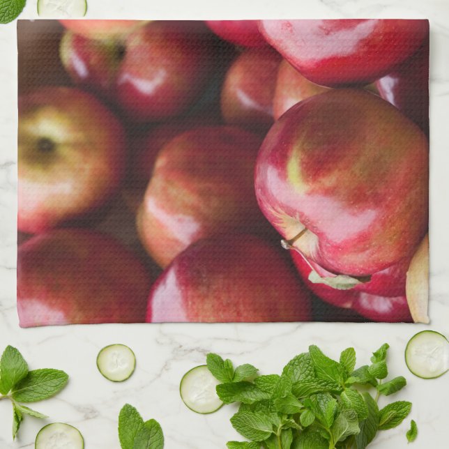 Red Apple Kitchen Handtücher (Gefaltet)