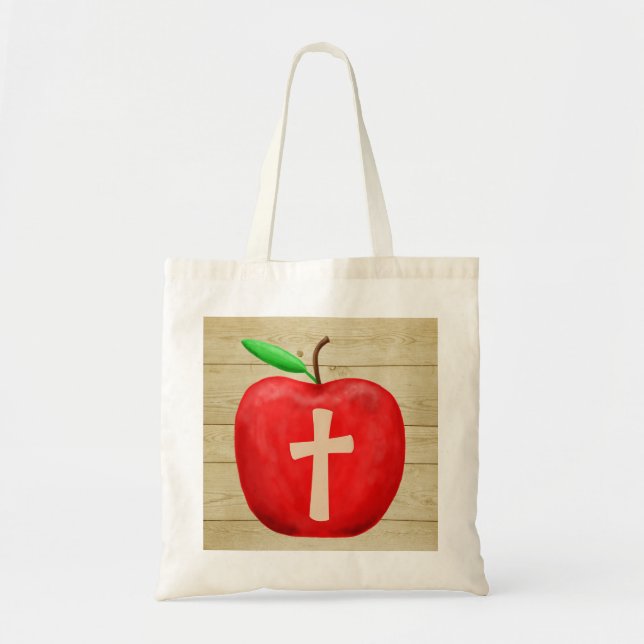Red Apple Monogram Tragetasche (Vorne)