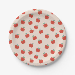 Red Apple Pappteller