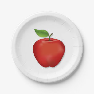 Red Apple Pappteller