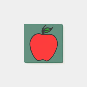 Red Apple Post It Notes Geschenk Post-it Klebezettel