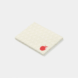 Red Apple Post-it Notes Klebezettel