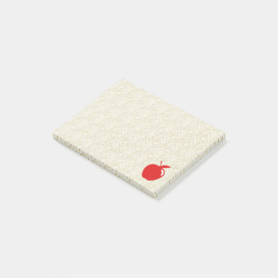 Red Apple Post-it Notes Klebezettel