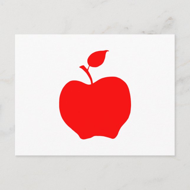 Red Apple Postkarte (Vorderseite)