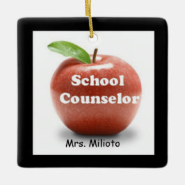 Red Apple School Counselor Weihnachtsschmuck