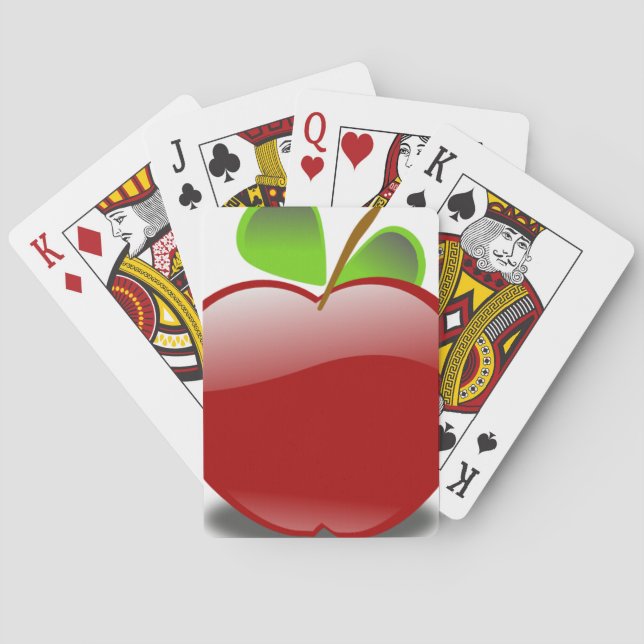 RED APPLE SPIELKARTEN (Rückseite)