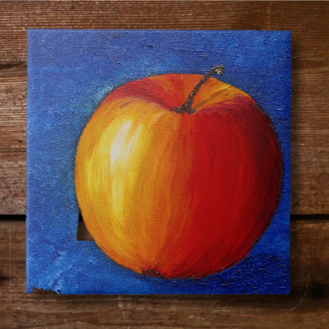 Red Apple - Stillleben Steinuntersetzer (Von Creator hochgeladen)