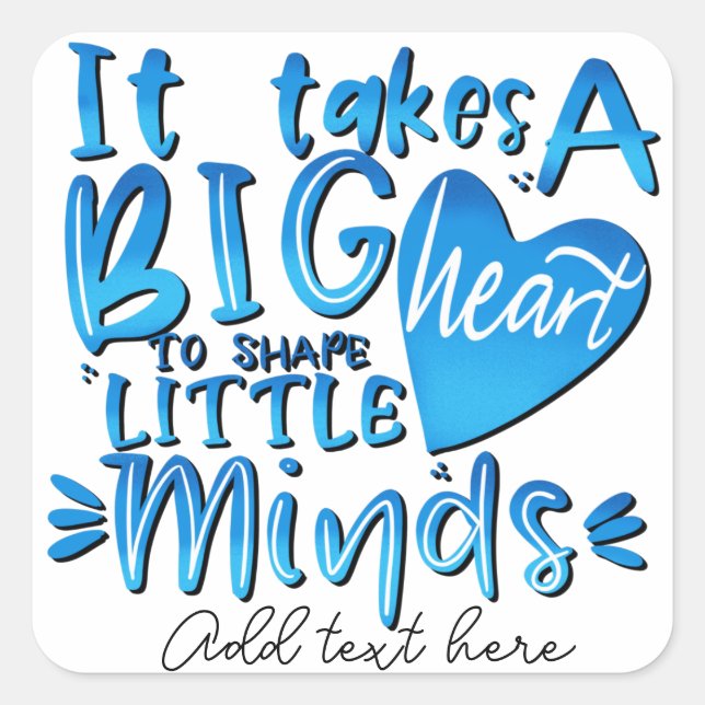 red apple Teacher thank you retirement Nursery Tot Quadratischer Aufkleber (Vorderseite)