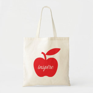 Red Apple Teachers Inspiriert Tragetasche