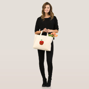 Red Apple Tote Bag Mini Stoffbeutel