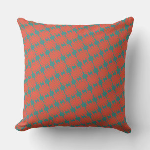 Red Aquamarin Green Southwestern Design Patterns Kissen