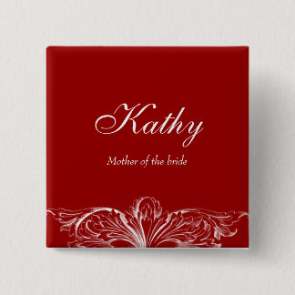 Red Architecture für die Tag-Hochzeit Button