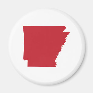Red Arkansas Magnet