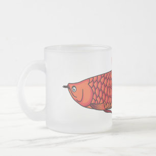 Red Arowana Cartoon Illustration Mattglastasse