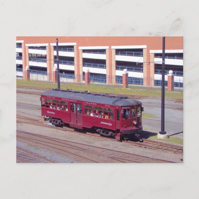 Red Arrow Lines Brill Car #76 Postkarten (Vorderseite)