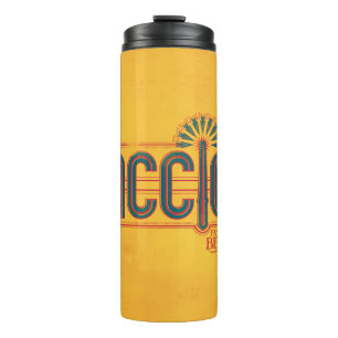 Red Art Deco ACCIO™ Spell Graphic Thermosbecher