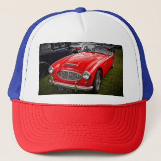 Red Austin Healey 3000 Klassiker Truckerkappe