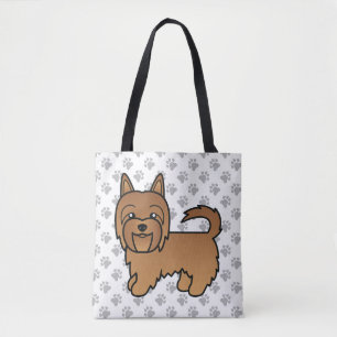 Red Australian Terrier Niedlich Cartoon Dog
