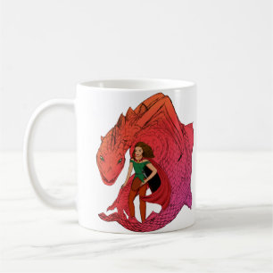 Red Baby Dragon Tasse