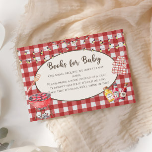 Red Baby-Q Baby-Duschbücher für Baby Begleitkarte