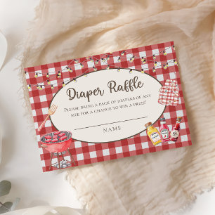 Red Baby-Q Babydusche Windelwanne Begleitkarte