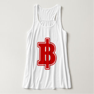 RED BAHT SIGN ฿ thailändischer ฿ Tank Top