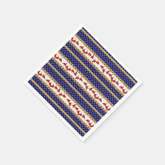 Red Bald Eagle America Paper Napkin Serviette