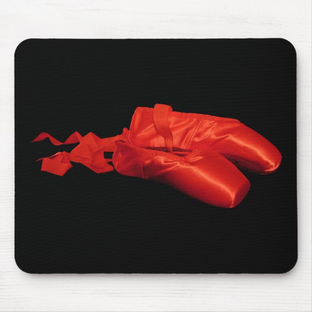Red Ballet Shoes Mousepad (Vorne)