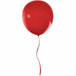Red Balloon 1 Ornament Fotoskulptur Ornament<br><div class="desc">Fotoskulpturenverzierung eines hellen roten Ballons mit rotem Band. In den SPEZIELLEN TOUCHS finden Sie die gesamte Valentiner Tagesornament-Kollektion | Abschnitt Gastgeschenke.</div>