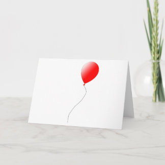 Red Balloon Karte