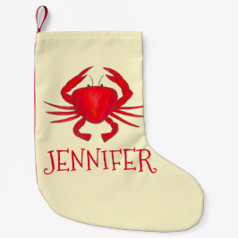 Red Baltimore Maryland Crab Chesapeake Bay Kleiner Weihnachtsstrumpf