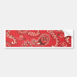 Red Bandana Autoaufkleber