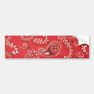 Red Bandana Autoaufkleber