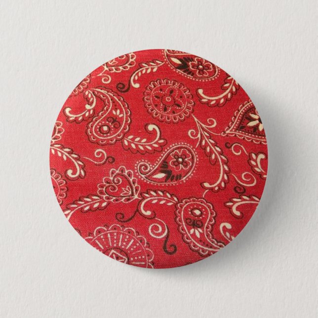Red Bandana Button (Vorderseite)